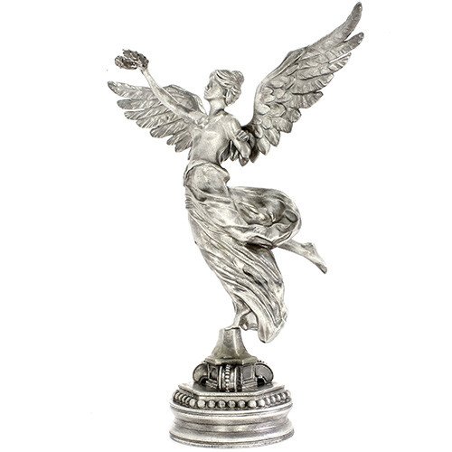 12 oz Antique Finish Mexican Libertad Silver Statue (New, Box + CoA)