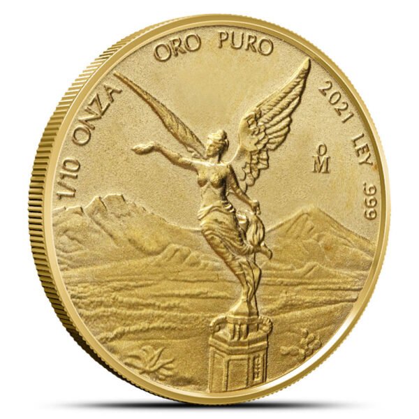 2021 1/10 oz Mexican Gold Libertad Coin (BU)
