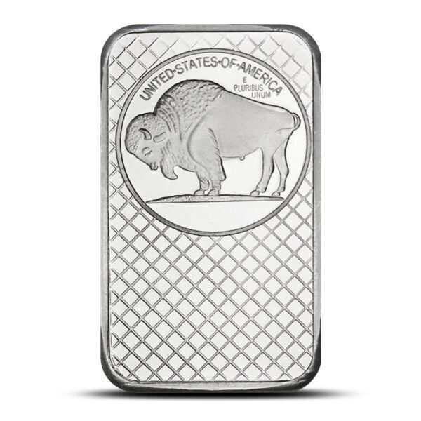 5 oz SilverTowne Buffalo Silver Bar (New)