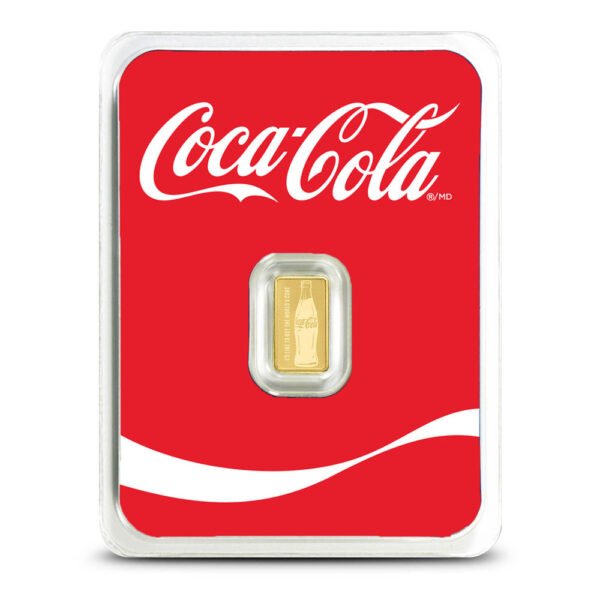 1/2 Gram Coca-Cola Gold Bar (New w/ Assay)