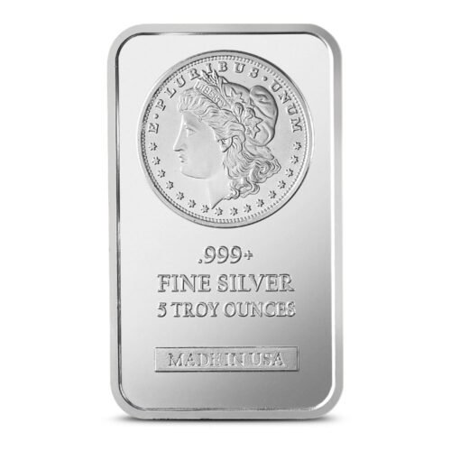 5 oz SilverTowne Morgan Silver Bar (New)