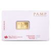 5 Gram PAMP Suisse America The Free American Buffalo Gold Bar (New w/ Assay)