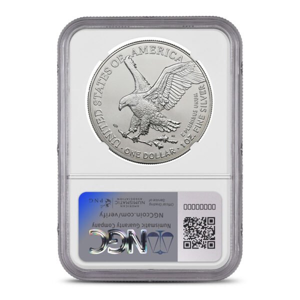 2024 (P) 1 oz Star Privy American Silver Eagle Coin NGC MS69 ER - JM Bullion Flag Label