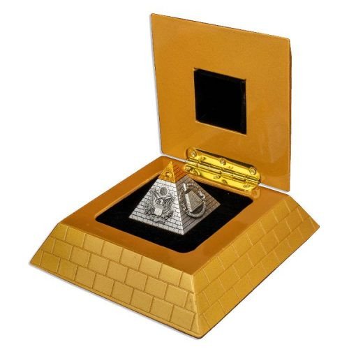 EYE OF PROVIDENCE ALL SEEING EYE PYRAMID 2023 .00 5 oz Pure Silver Coin – Barbados