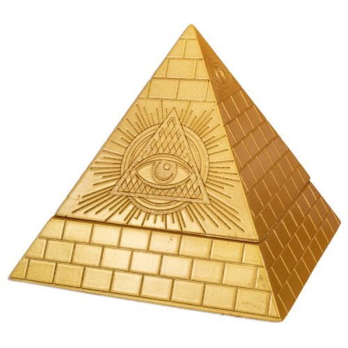 EYE OF PROVIDENCE ALL SEEING EYE PYRAMID 2023 .00 5 oz Pure Silver Coin – Barbados