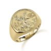 50 Pesos Gold Centenario Mexican Coin Round Ring – Unisex