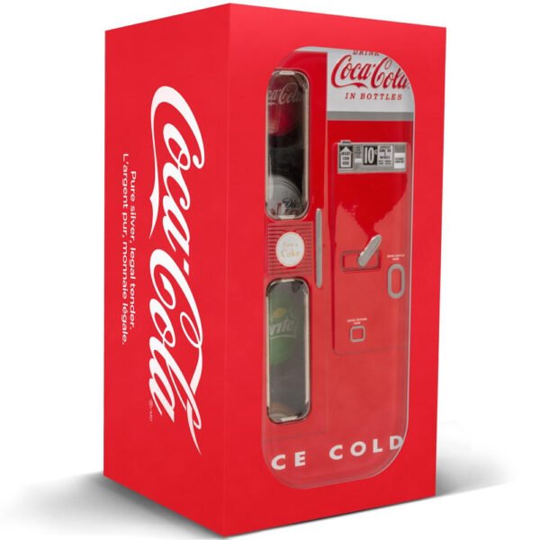 COCA-COLA VENDING MACHINE SET 2020 4 X 6 Gram width=